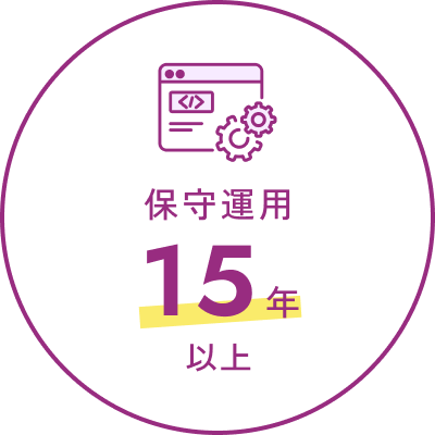 保守運用 15年以上